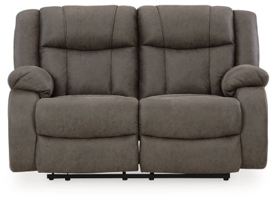 First Base Reclining Loveseat - Furniture 4 Less (Jacksonville, NC)