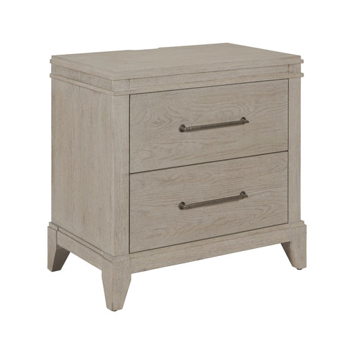 New Haven Nightstand w/ Charging Station - Furniture 4 Less (Jacksonville, NC)