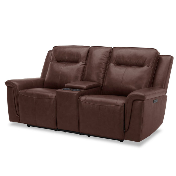 Avery Loveseat w/Console P2 - Cognac - Furniture 4 Less (Jacksonville, NC)