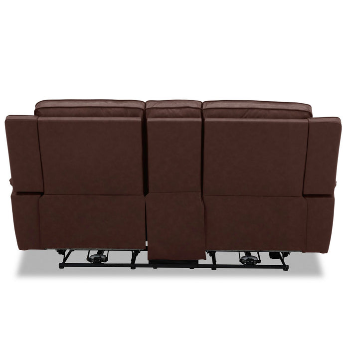 Avery Loveseat w/Console P2 - Cognac - Furniture 4 Less (Jacksonville, NC)