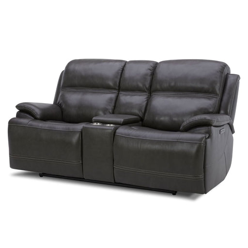Liberty Furniture Bentley Loveseat w/Console P2 & ZG in Graphite - Furniture 4 Less (Jacksonville, NC)
