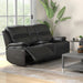 Liberty Furniture Bentley Loveseat w/Console P2 & ZG in Graphite - Furniture 4 Less (Jacksonville, NC)