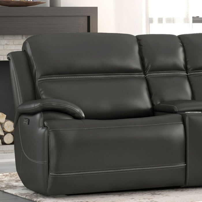 Liberty Furniture Bentley L Arm Recliner P2 & ZG in Graphite - Furniture 4 Less (Jacksonville, NC)