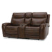 Liberty Furniture Blair Loveseat w/Console P2 & ZG in Cognac - Furniture 4 Less (Jacksonville, NC)