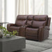 Liberty Furniture Blair Loveseat w/Console P2 & ZG in Cognac - Furniture 4 Less (Jacksonville, NC)