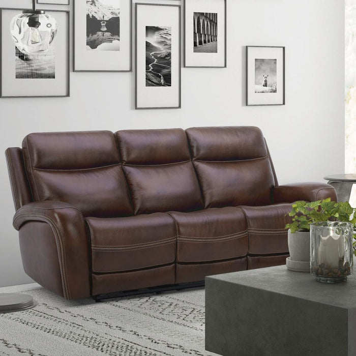 Liberty Furniture Blair Sofa P2 & ZG in Cognac - Furniture 4 Less (Jacksonville, NC)