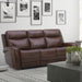 Liberty Furniture Blair Sofa P2 & ZG in Cognac - Furniture 4 Less (Jacksonville, NC)