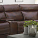 Liberty Furniture Blair Armless Recliner P2 & ZG in Cognac - Furniture 4 Less (Jacksonville, NC)
