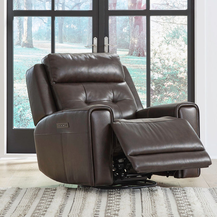Carrington SG Recliner P3 & ZG in Dark Brown - Furniture 4 Less (Jacksonville, NC)