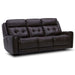 Liberty Furniture Carrington Sofa P3 & ZG in Dark Brown - Furniture 4 Less (Jacksonville, NC)