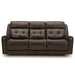Carrington Sofa P3 & ZG in Dark Brown - Furniture 4 Less (Jacksonville, NC)