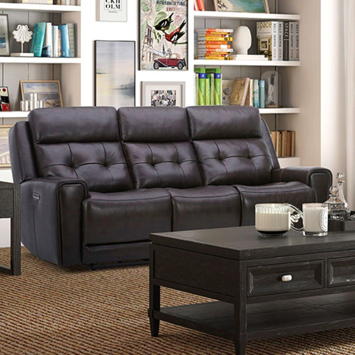Liberty Furniture Carrington Sofa P3 & ZG in Dark Brown - Furniture 4 Less (Jacksonville, NC)