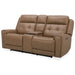 Carrington Loveseat w/Console P3 & ZG - York Sand - Furniture 4 Less (Jacksonville, NC)