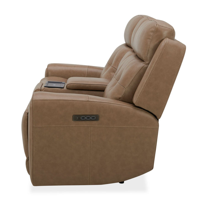 Carrington Loveseat w/Console P3 & ZG - York Sand - Furniture 4 Less (Jacksonville, NC)