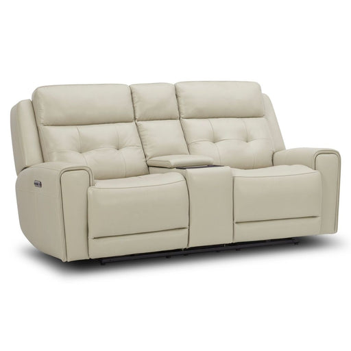 Liberty Furniture Carrington Loveseat w/Console P3 & ZG in Baja Stone - Furniture 4 Less (Jacksonville, NC)