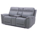 Cooper Loveseat w/Console P3 & ZG in Blue Gray - Furniture 4 Less (Jacksonville, NC)