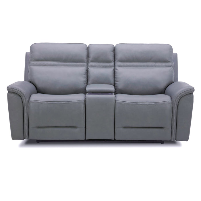 Cooper Loveseat w/Console P3 & ZG in Blue Gray - Furniture 4 Less (Jacksonville, NC)