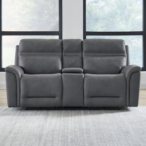 Cooper Loveseat w/Console P3 & ZG in Blue Gray image