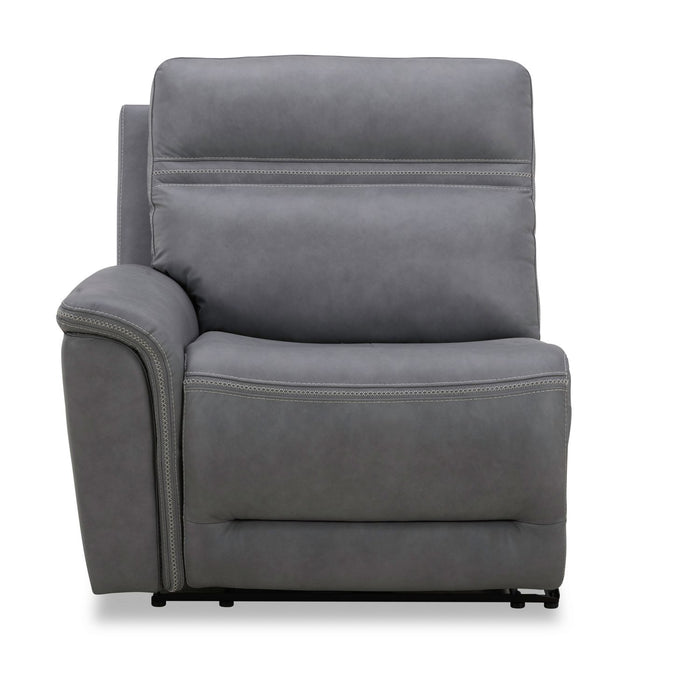 Cooper L Arm Recliner P3 & ZG - Blue Gray - Furniture 4 Less (Jacksonville, NC)