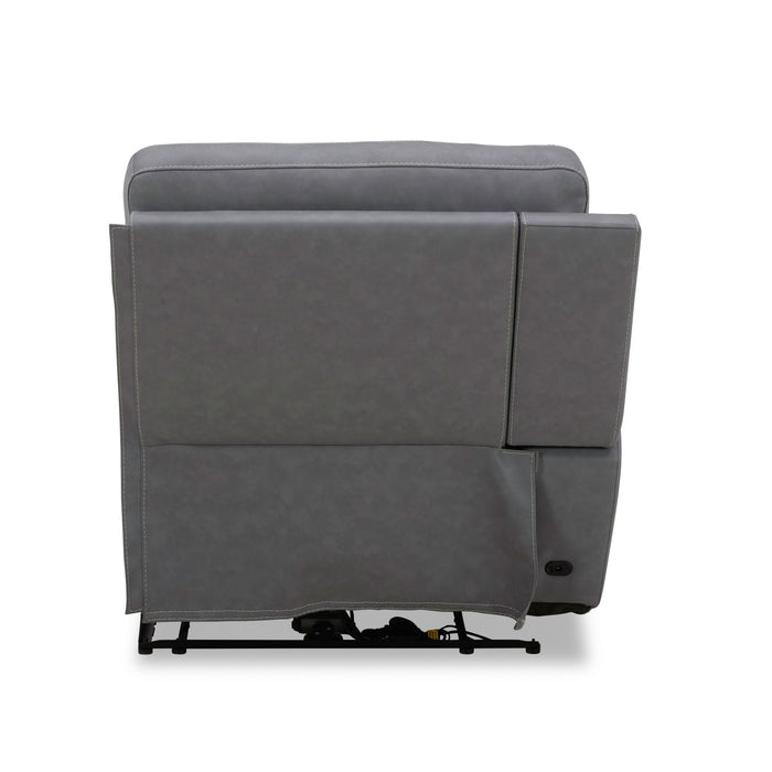 Cooper L Arm Recliner P3 & ZG - Blue Gray - Furniture 4 Less (Jacksonville, NC)