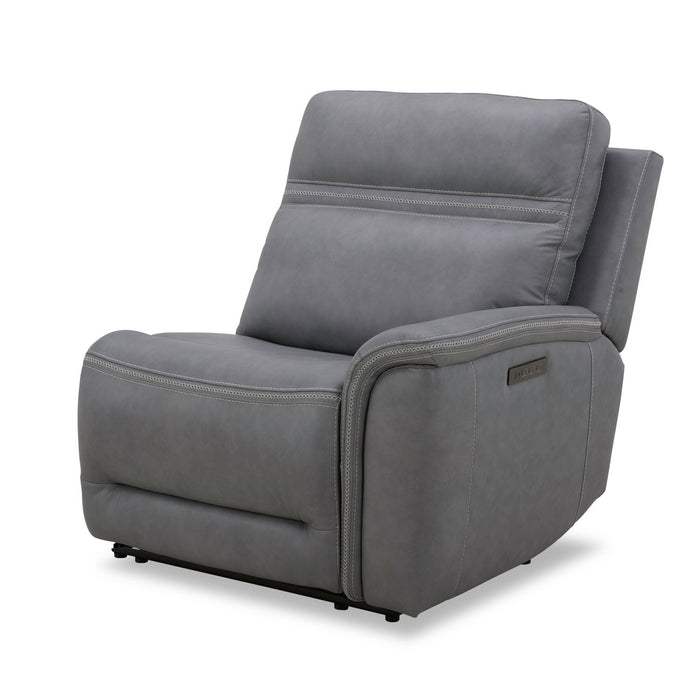 Cooper R Arm Recliner P3 & ZG - Blue Gray - Furniture 4 Less (Jacksonville, NC)