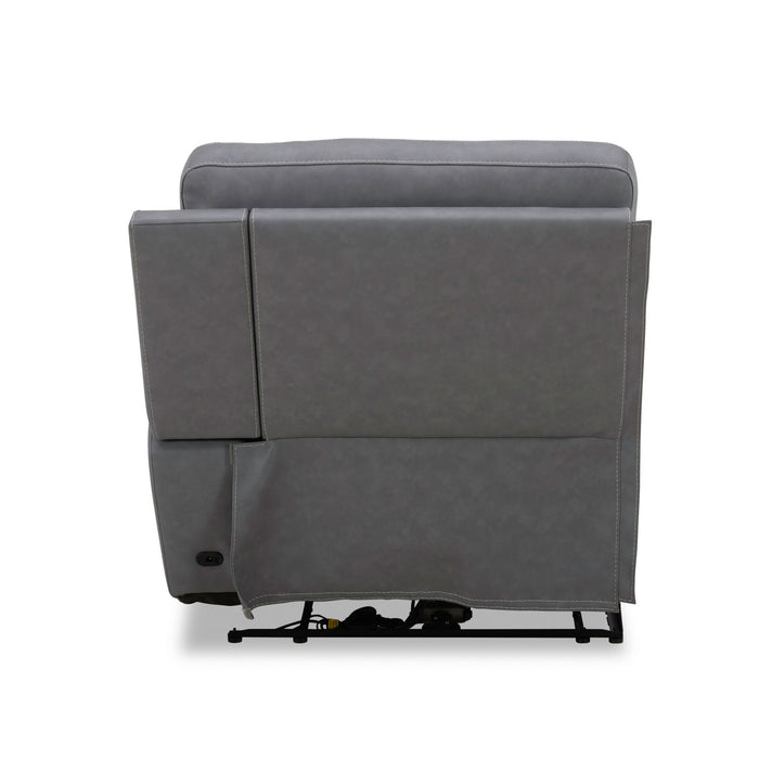Cooper R Arm Recliner P3 & ZG - Blue Gray - Furniture 4 Less (Jacksonville, NC)