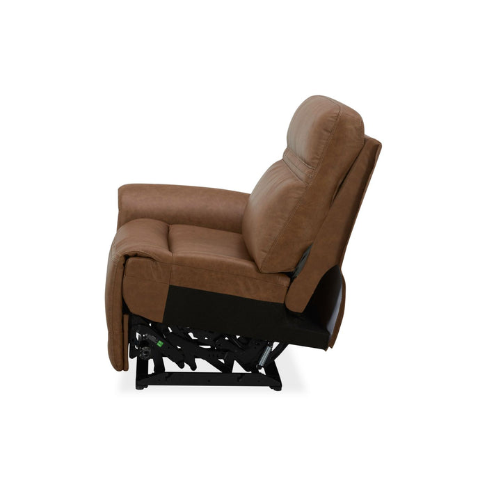 Cooper L Arm Recliner P3 & ZG - Camel - Furniture 4 Less (Jacksonville, NC)