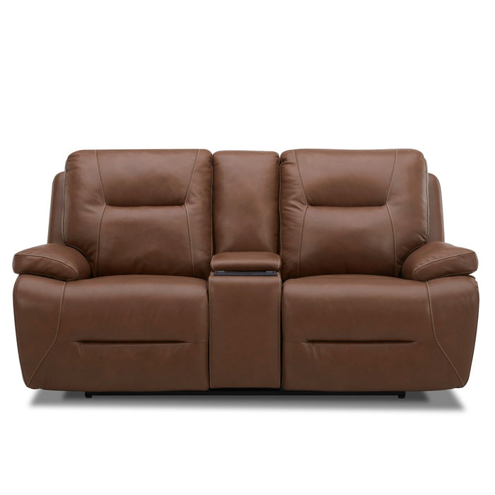 Cameron Loveseat w/Console P3 & ZG - Saddle - Furniture 4 Less (Jacksonville, NC)