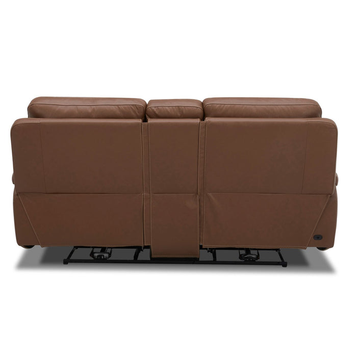 Cameron Loveseat w/Console P3 & ZG - Saddle - Furniture 4 Less (Jacksonville, NC)