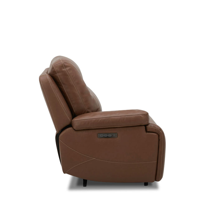 Cameron L Arm Recliner P3 & ZG - Saddle - Furniture 4 Less (Jacksonville, NC)