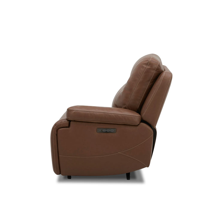Cameron R Arm Recliner P3 & ZG - Saddle - Furniture 4 Less (Jacksonville, NC)