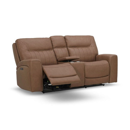 Liberty Furniture Bennett Loveseat with Console P2 & ZG in Butternut - Furniture 4 Less (Jacksonville, NC)