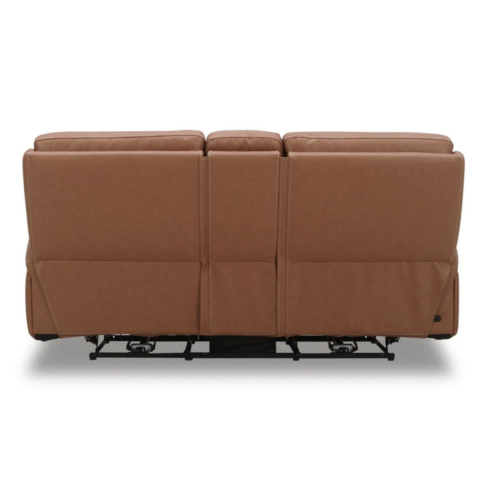 Liberty Furniture Bennett Loveseat with Console P2 & ZG in Butternut - Furniture 4 Less (Jacksonville, NC)