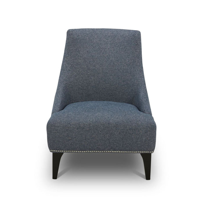 Liberty Furniture Kendall Upholstered Accent Chair in Blue - Furniture 4 Less (Jacksonville, NC)