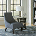 Liberty Furniture Kendall Upholstered Accent Chair in Blue - Furniture 4 Less (Jacksonville, NC)