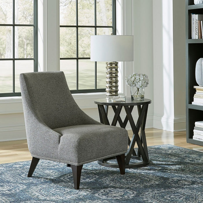 Liberty Furniture Kendall Upholstered Accent Chair in Charcoal - Furniture 4 Less (Jacksonville, NC)