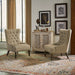 Liberty Furniture Garrison Upholstered Accent Chair in Cocoa - Furniture 4 Less (Jacksonville, NC)