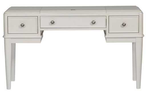 Liberty Furniture Stardust Vanity Desk in Iridescent White - Furniture 4 Less (Jacksonville, NC)