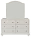 Liberty Furniture Stardust Mirror in Iridescent White - Furniture 4 Less (Jacksonville, NC)