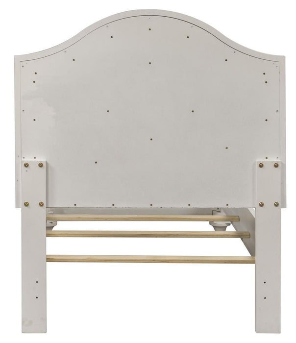 Liberty Furniture Stardust Full Panel Bed in Iridescent White - Furniture 4 Less (Jacksonville, NC)