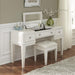 Liberty Furniture Stardust Vanity Desk in Iridescent White - Furniture 4 Less (Jacksonville, NC)