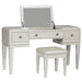 Liberty Furniture Stardust Vanity Desk in Iridescent White - Furniture 4 Less (Jacksonville, NC)