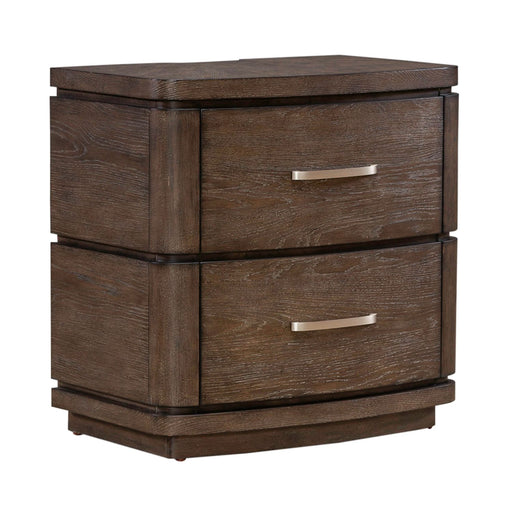 Cascade Falls Nightstand w/ Charging Station - Furniture 4 Less (Jacksonville, NC)