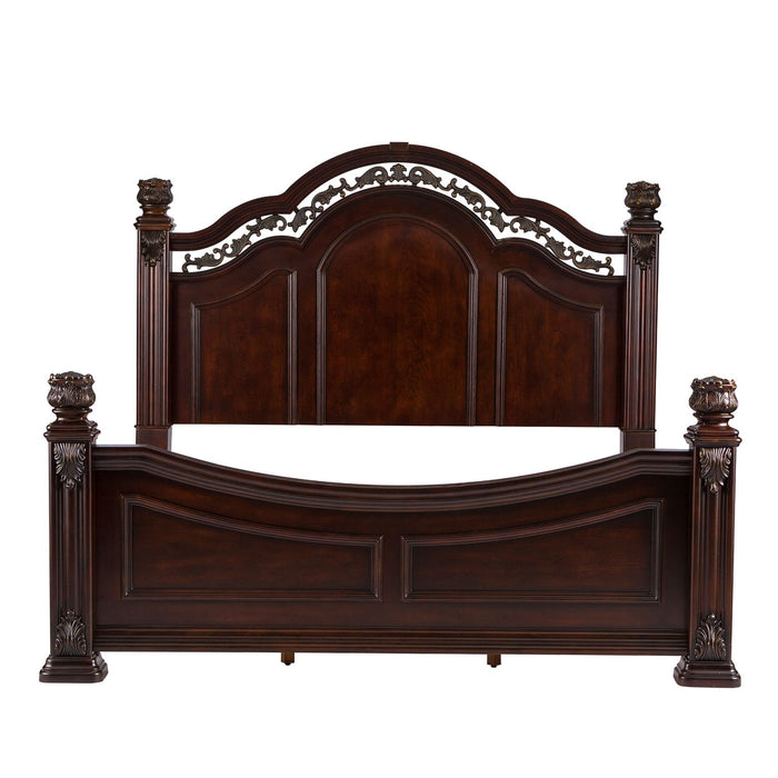 Messina Estates King California Poster Bed - Furniture 4 Less (Jacksonville, NC)