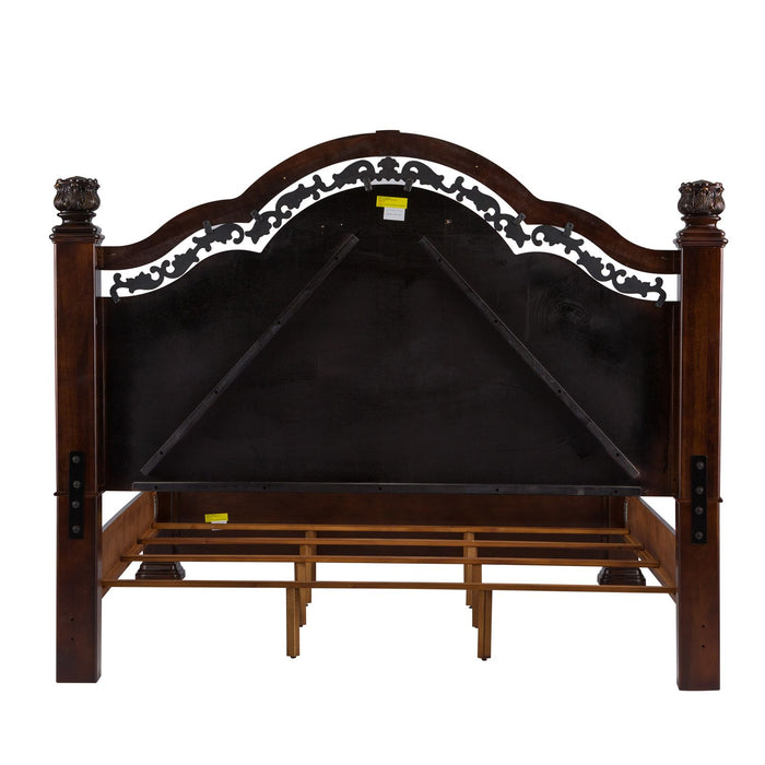 Messina Estates King California Poster Bed - Furniture 4 Less (Jacksonville, NC)