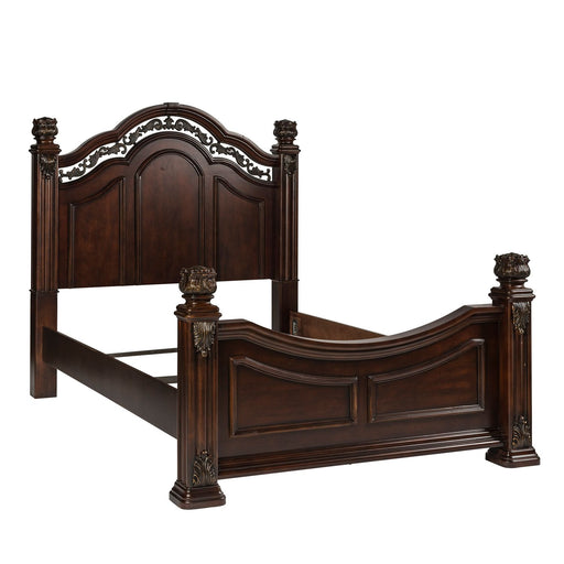 Messina Estates King Poster Bed - Furniture 4 Less (Jacksonville, NC)