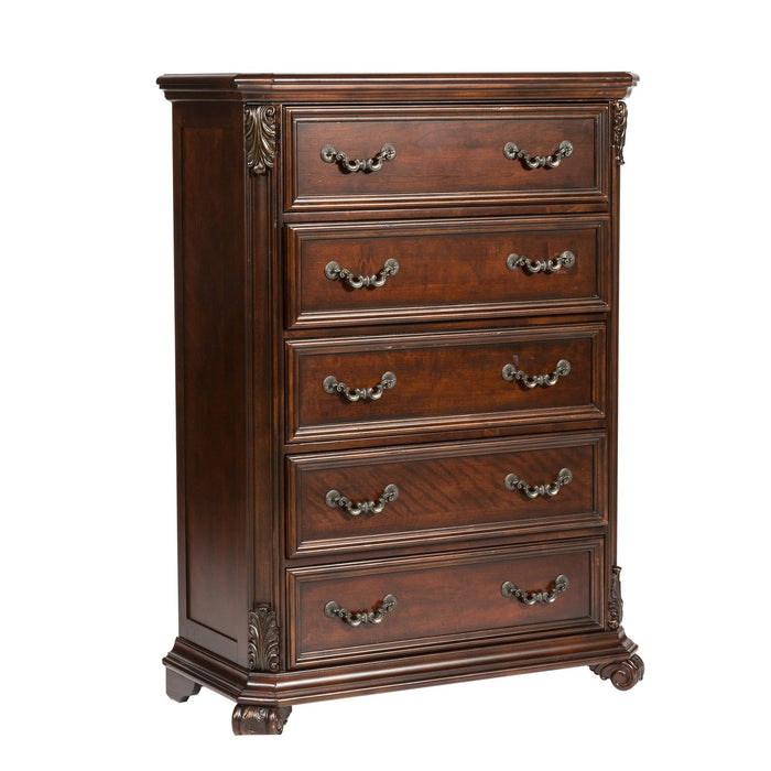 Messina Estates 5 Drawer Chest - Furniture 4 Less (Jacksonville, NC)