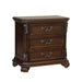 Messina Estates 3 Drawer Night Stand - Furniture 4 Less (Jacksonville, NC)