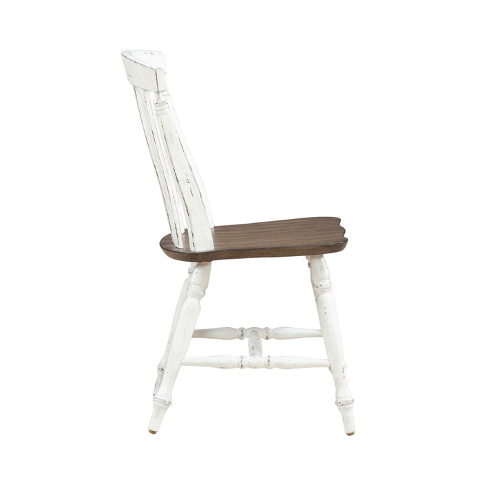 Al Fresco Slat Back Side Chair (RTA) - Furniture 4 Less (Jacksonville, NC)