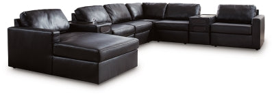 Modmax II Sectional with Chaise and Audio Consoles - Furniture 4 Less (Jacksonville, NC)